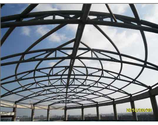 新民中煤朔州宾馆管桁架工程